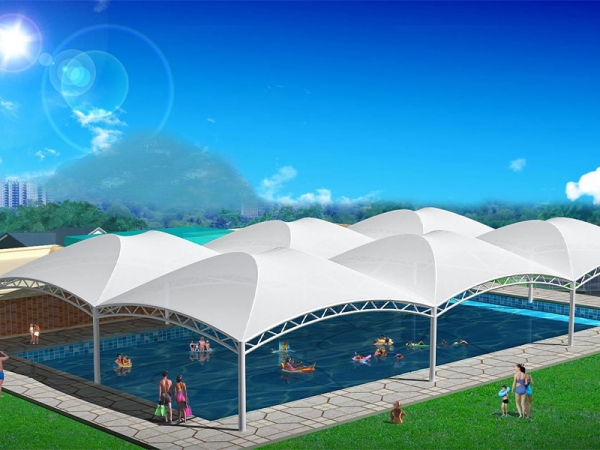 泳池、沖浪膜結構